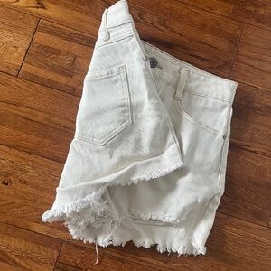 Rewash White Jean Shorts Size 3